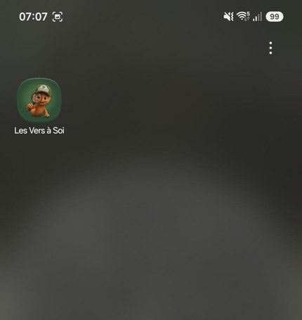 Icône Les Vers à Soi sur l'écran d'accueil du téléphone