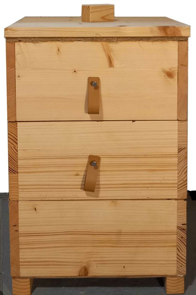 Lombricomposteur 2 à 3 personnes, Grande capacité